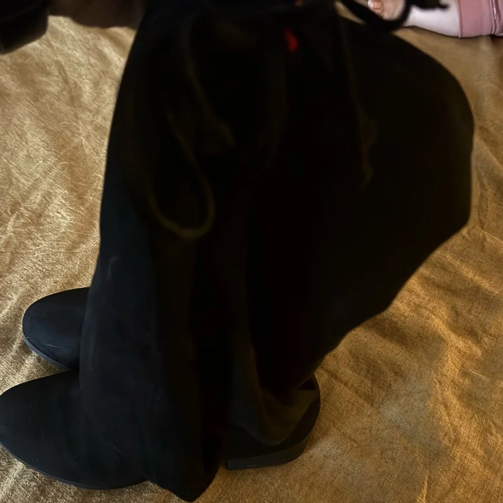 Black Knee-High Boots - Picture 4 of 5
